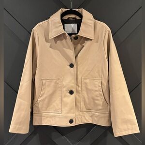 NWT NVLT Anthropologie Tan Vegan Leather Jacket
